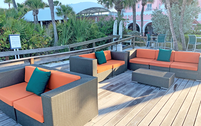 Don CeSar Beacon Deck cushions